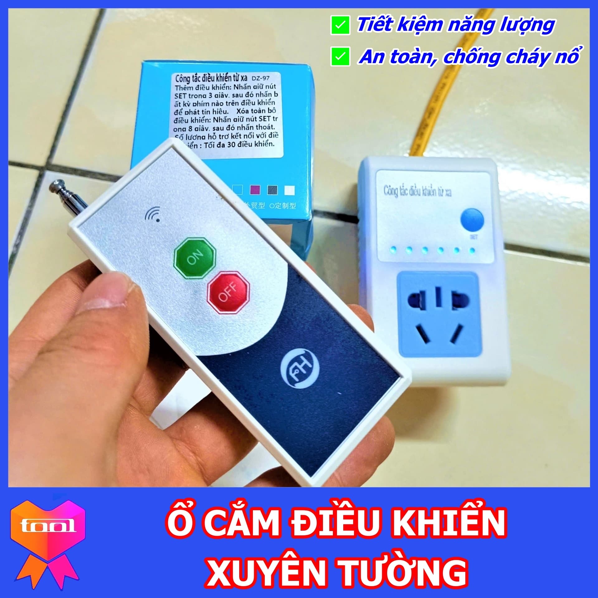 Bộ điều khiển ổ cắm xuyên tường từ xa , tiện nghi , an toàn , tiết kiệm điện