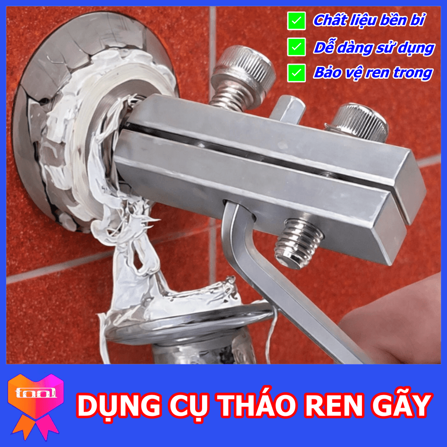 Bộ dụng cụ tháo ren bị gãy, sửa ống nước, phụ kiện sửa chữa thông minh