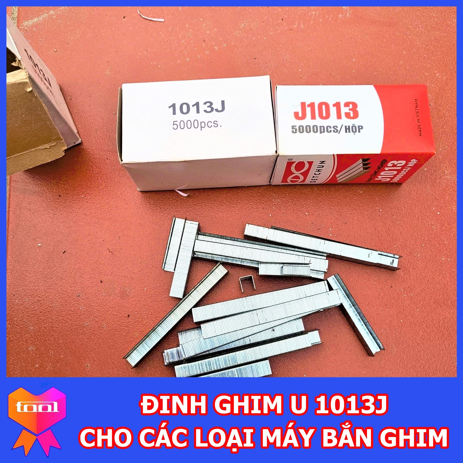 Đinh công nghiệp U1013J , chuyên dụng cho thợ bọc yên xe , làm giỏ hoa quả trái cây